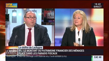 Emmanuel Lechypre : Le montant du patrimoine financier des ménages placé dans les paradis fiscaux est de 8% – 30/10