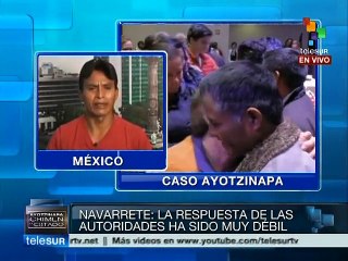 Gobierno quiere engañar a la sociedad: padre de alumno de Ayotzinapa