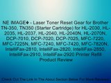 NE IMAGE� - Laser Toner Reset Gear for Brother TN-350, TN350 (Starter Cartridge) for HL-2030, HL-2035, HL-2037, HL-2040, HL-2040N, HL-2070N, DCP-7010, DCP-7020, DCP-7025, MFC-7220, MFC-7225N, MFC-7240, MFC-7420, MFC-7820N, IntelliFax-2810, IntelliFax-2820