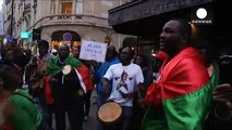 تظاهرات در پاریس در حمایت از معترضان بورکینافاسو