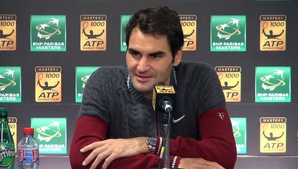 BNPPM - Paris-Bercy 2014 - Roger Federer : "Je pense jour après jour"