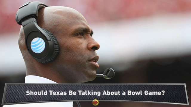 Davis: Should UT Be Talking Bowl Game?