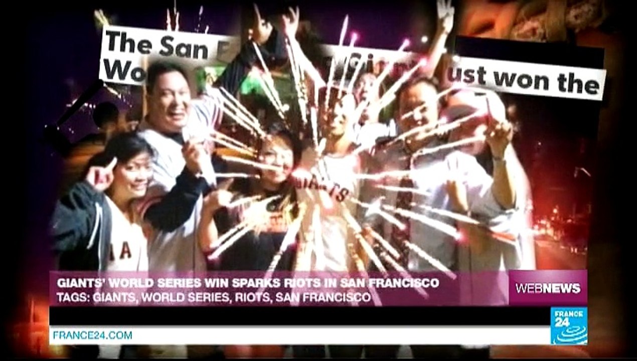 Web News - Giants' World Series win sparks riots in San Francisco
