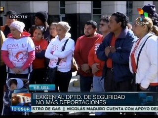 EEUU: piden al Departamento de Seguridad cesar deportaciones