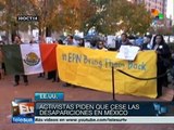Activistas de EEUU exigieron fin a las desapariciones en México