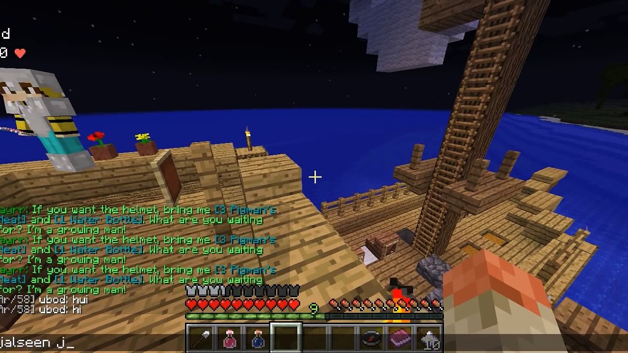 066 Minecraft MMO W_ M7MDXD & IVIal7oOoS #2_ لحم زومبي بيقمان Minecraft HD