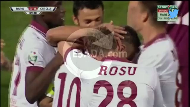 Rapid Bucuresti	1-2	CFR Cluj (Cup) بتاريخ 30/10/2014 - 18:30