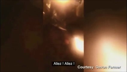 Ils sauvent un homme coincé dans sa voiture en feu !