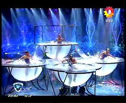 La espectacular apertura de aquadance en ShowMatch