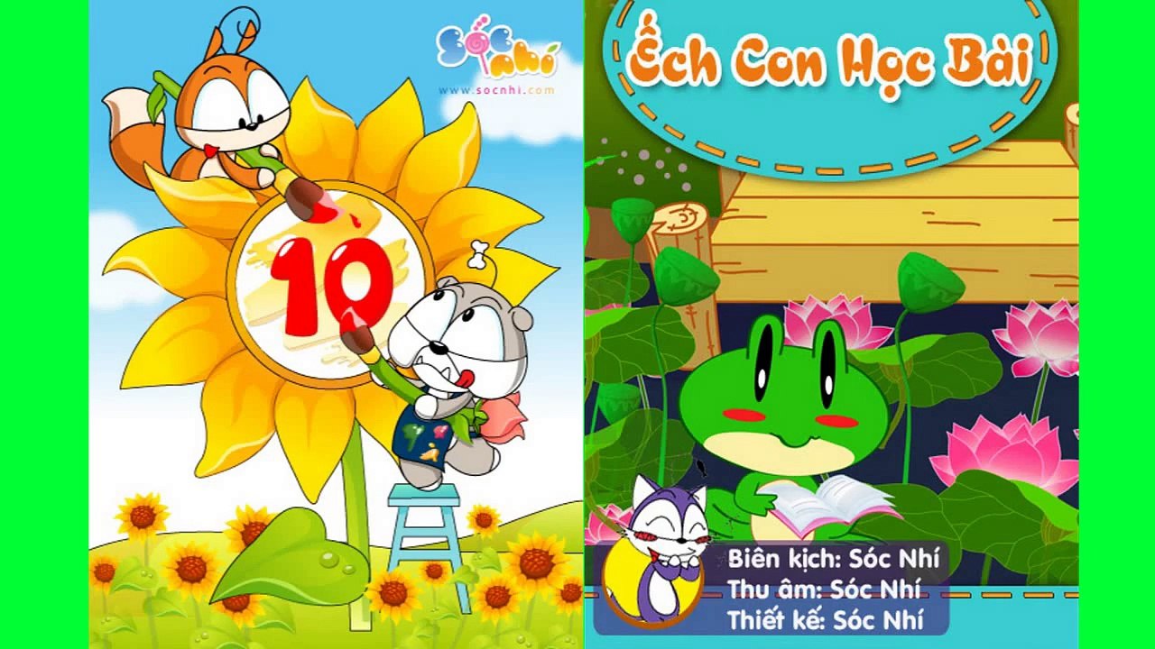 Thơ thiếu nhi -  Ếch Con Học Bài - tho.thuymien.com