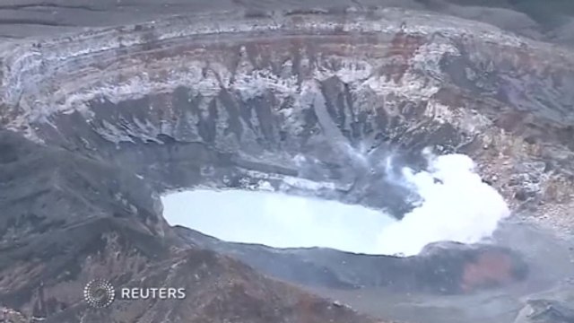 Costa Rica volcano erupts
