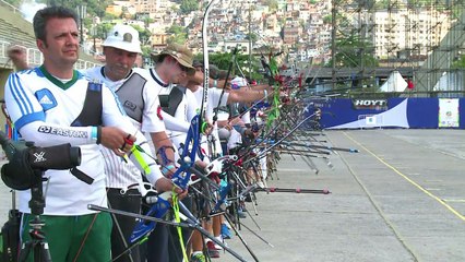 Sambódromo cambia samba por tiro con arco