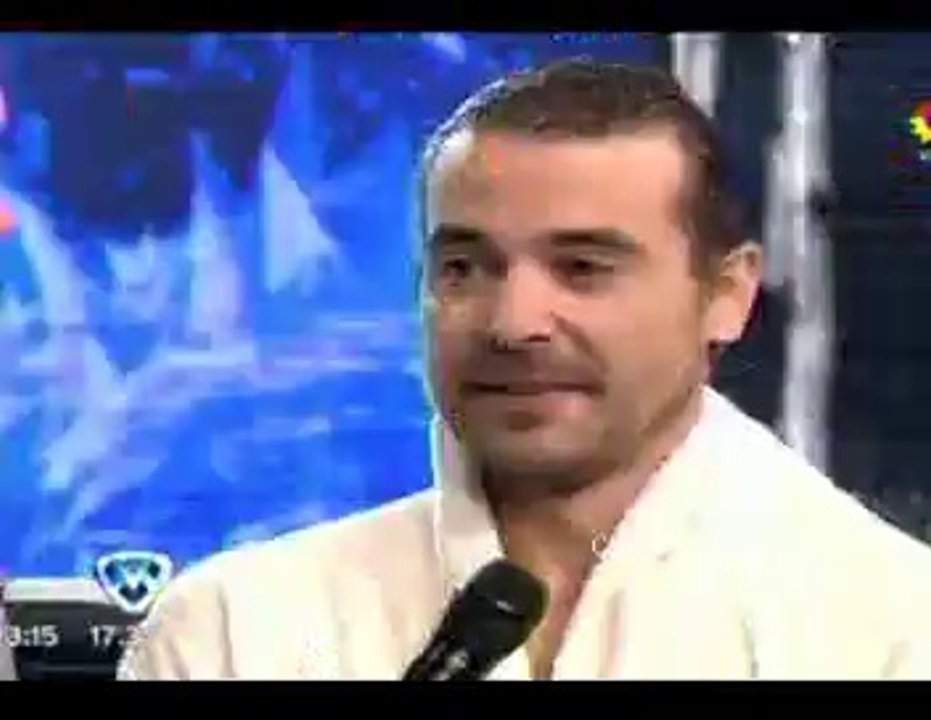 Pedro baile Aquadance con Paula haciéndole el aguante (previa-baile-jurado) - 30 de Octubre