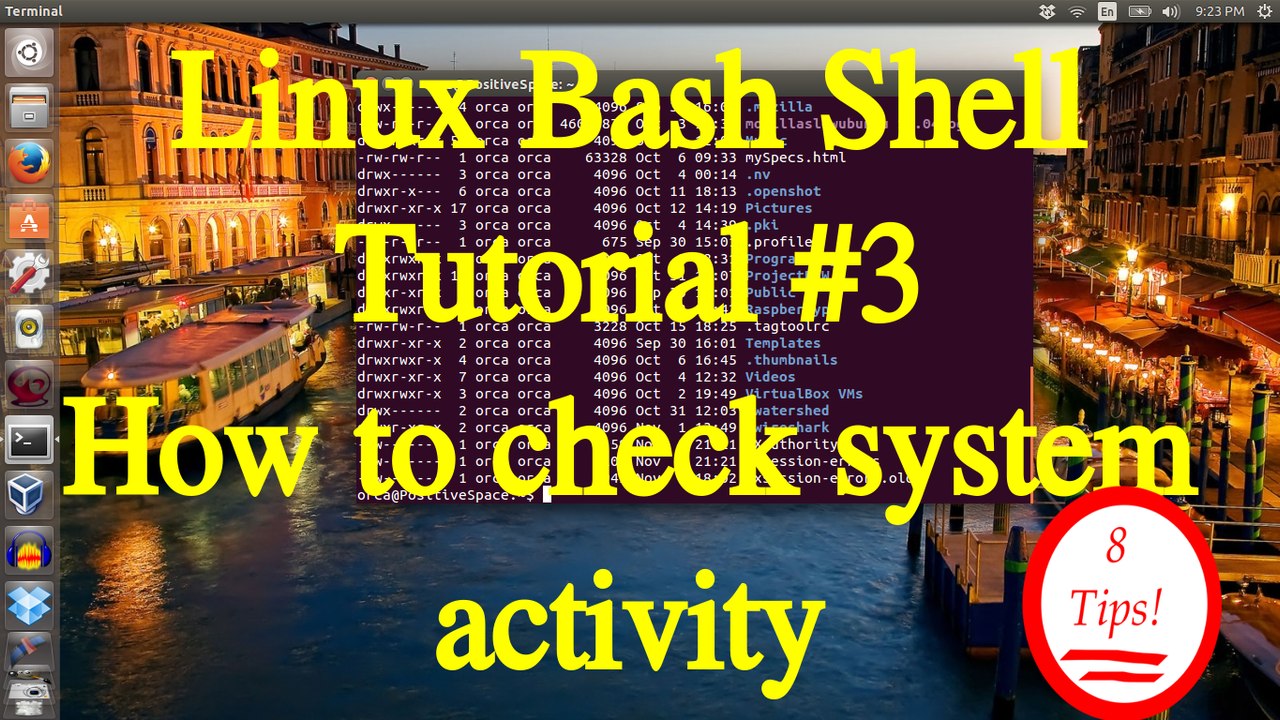 Linux Bash Shell Tutorial #3 -How to check system activity