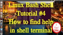 Linux Bash Shell Tutorial -#4-Basic-How to find help in Linux terminal