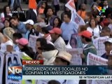 México: advierten que continuarán movilizaciones por 43 estudiantes