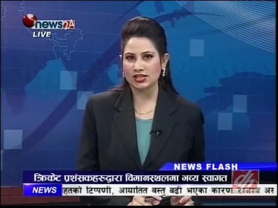 DCnepal.com - Nepali Cricket team returns to Nepal, Oct. 31, 2014