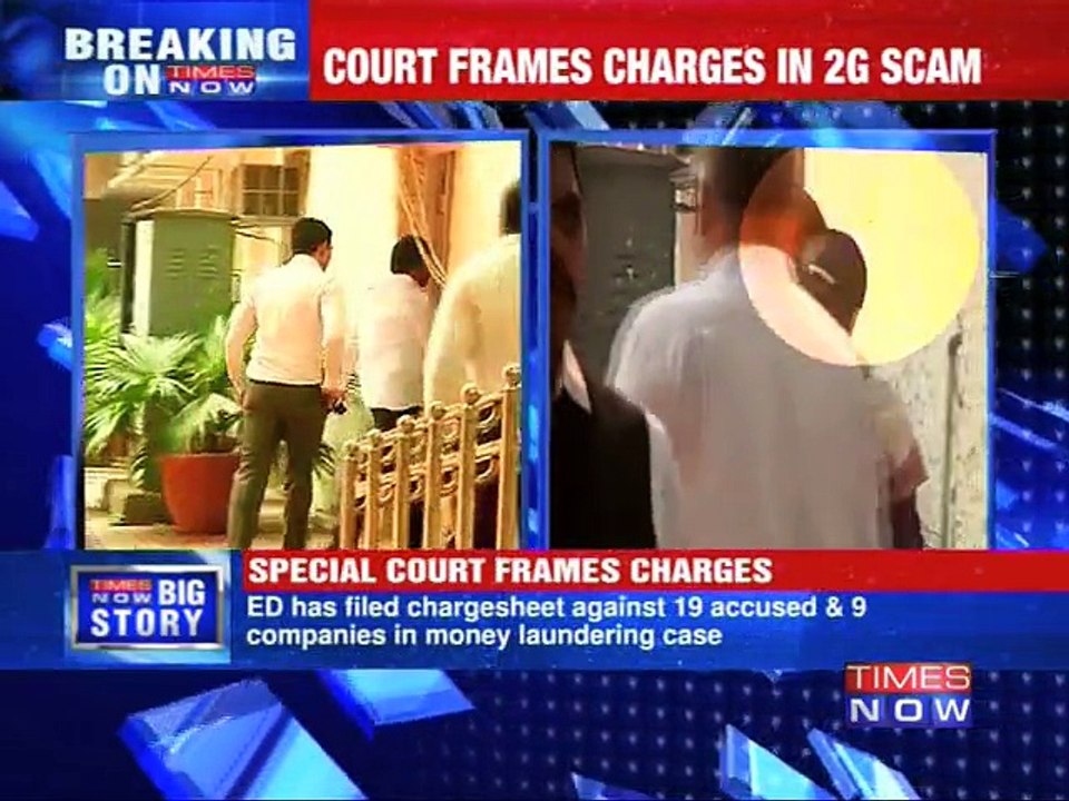 Court frames charges in 2G scam