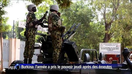 Burkina: l'armée prend le pouvoir après une journée d'émeute