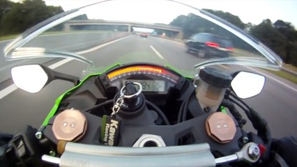 Vidéo : Kawasaki ZX10-R vs Audi RS6