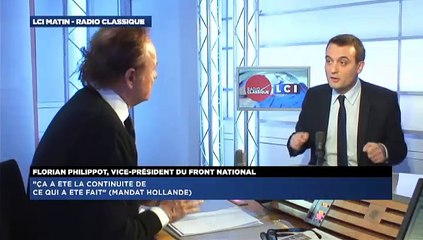 Florian Philippot, invité de Guillaume Durand avec LCI