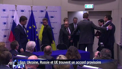Gaz:Russie, Ukraine, UE trouvent une issue provisoire au conflit