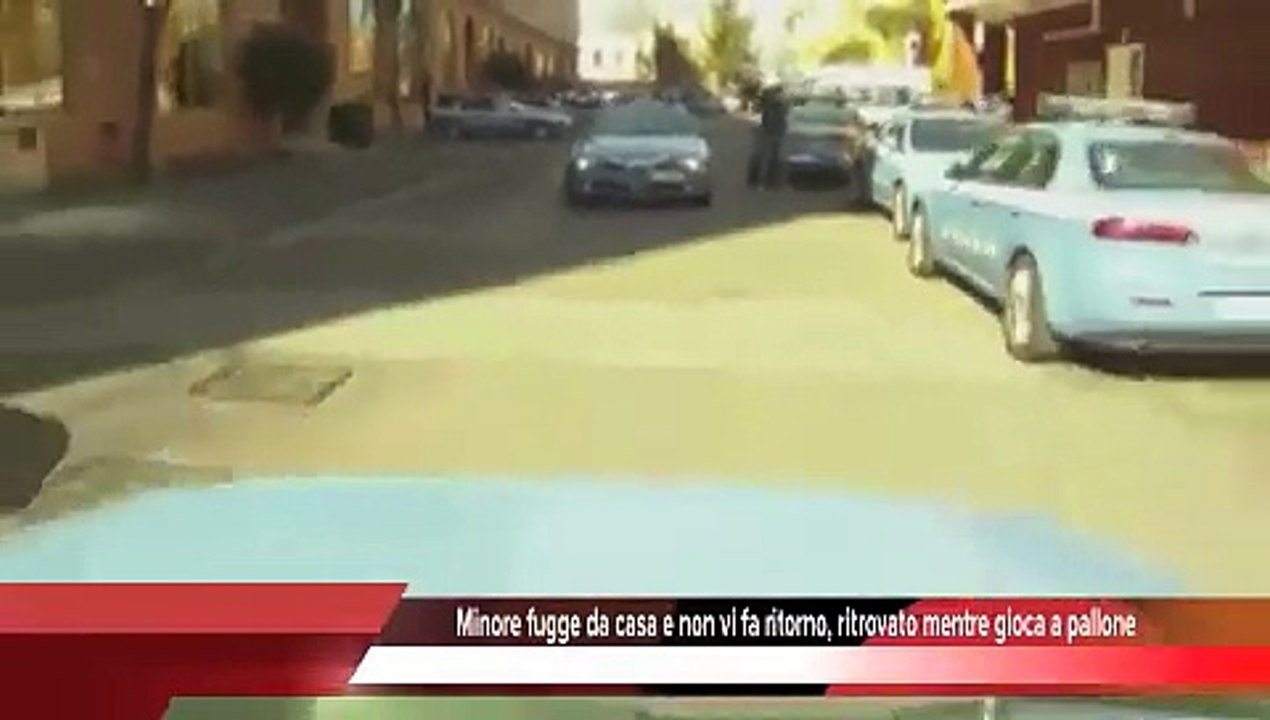 Minore fugge da casa e non vi fa ritorno, ritrovato mentre gioca a pallone