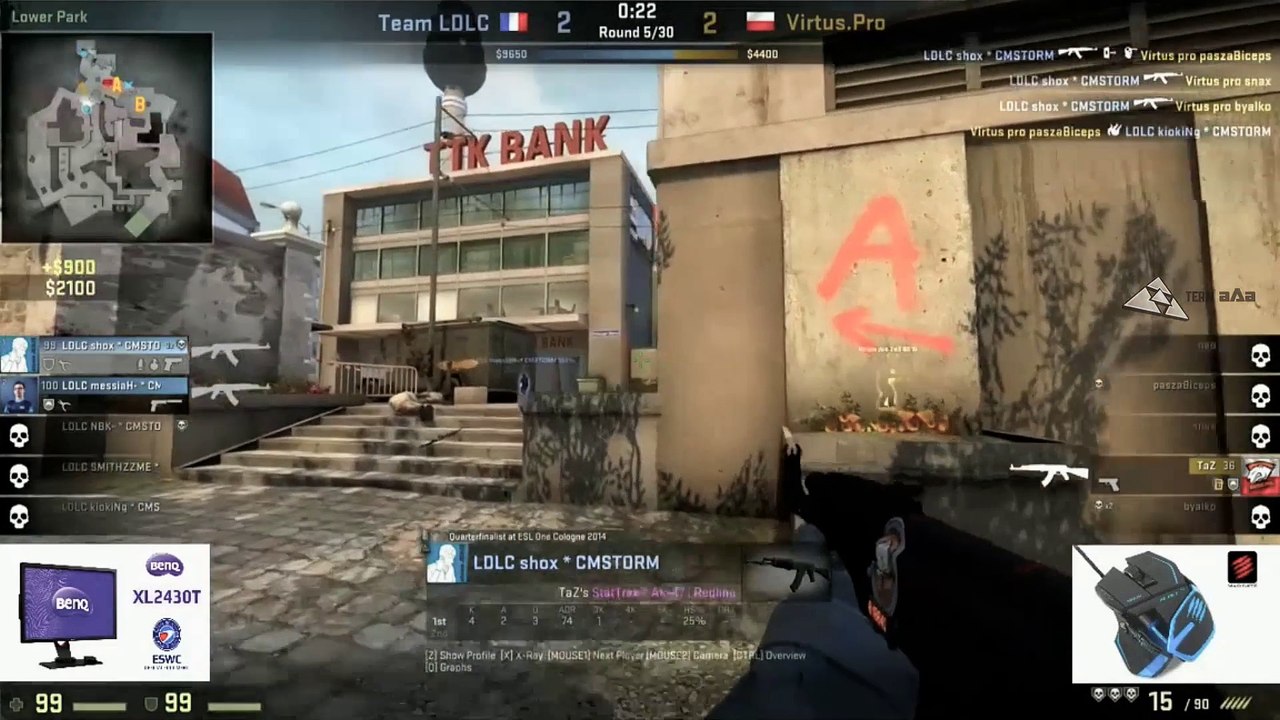 One Action - LDLC Shox vs Virtus Pro - Groupes ESWC