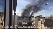 Incendie à la Maison de la radio : l'annonce de l'interruption des programmes