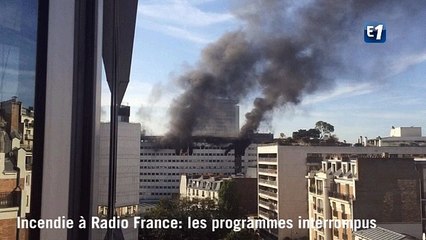 Incendie à la Maison de la radio : l'annonce de l'interruption des programmes