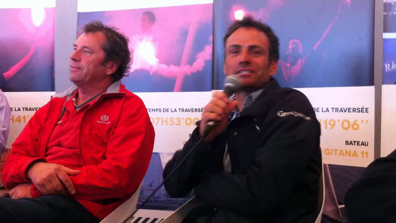 Franck Cammas n'est pas au départ de la RDR2014. Mais il n'est pas nostalgique
