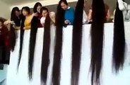 Voilà d'où viennent les extensions de cheveux naturels  ! Ces femmes ont des cheveux de plusieurs mètres !