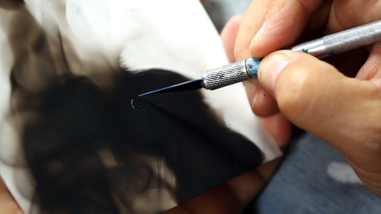 Faire de l'art avec de la suie selon Steve Pazuk