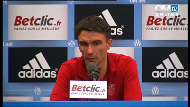 Conférence de presse après OM-Dijon (1-2)