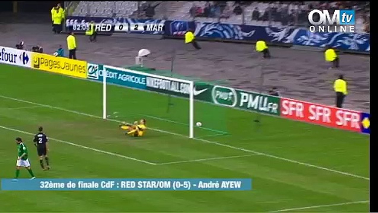 Red Star 0-5 OM : le but d'André Ayew (83e)
