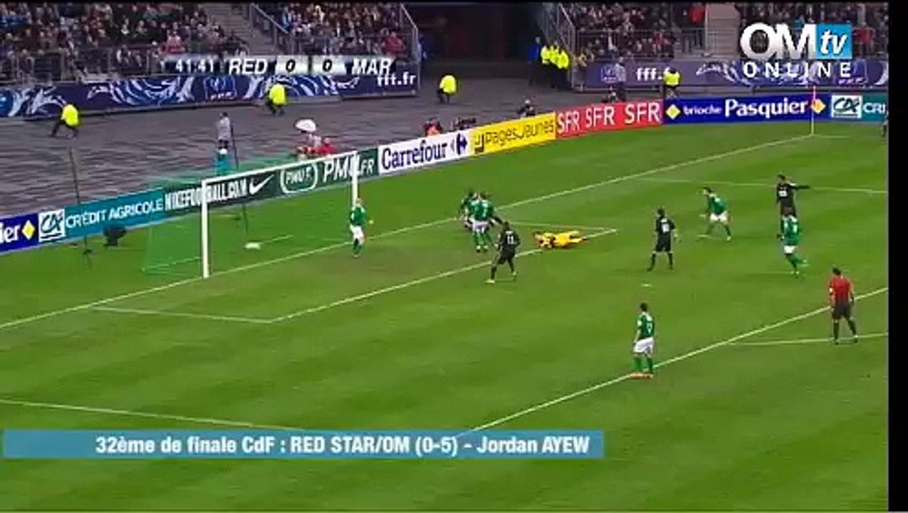 Red Star 0-5 OM : le but de Jordan Ayew (42e)