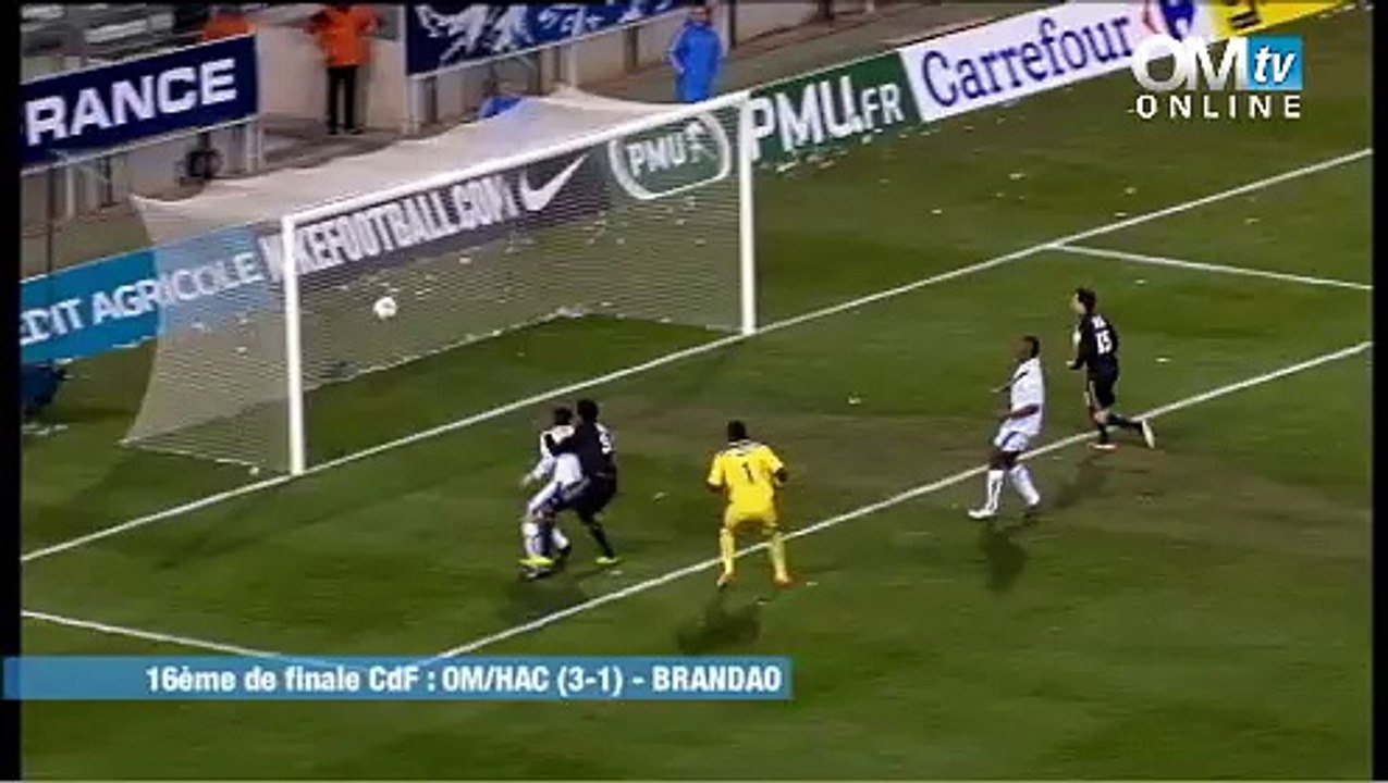 OM 3-1 HAC : le but de Brandao (64e)
