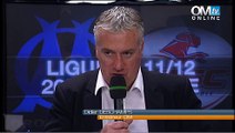 OM 2-0 Lille : la réaction de Didier Deschamps