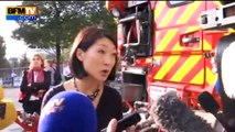 Fleur Pellerin à la Maison de la radio pour manifester son soutien