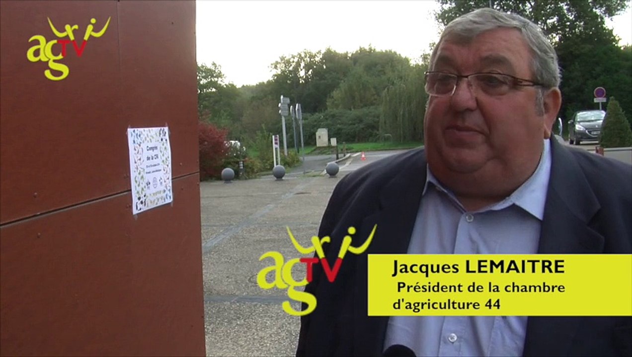 Mobilisation du 5 novembre - Jacques Lemaitre, président de la chambre d'agriculture de Loire-Atlantique