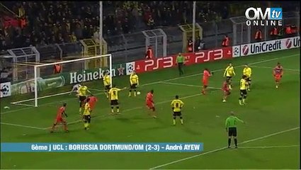 Dortmund 2-3 OM : le but d'André Ayew (85e)