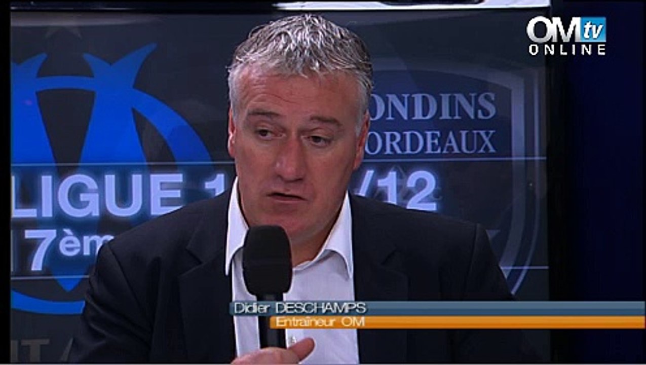 OM 0-0 Bordeaux : la réaction de D.Deschamps