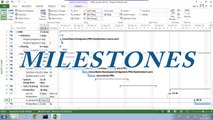 MS Project # 5.1:  What are milestones, how to create them ●  Easy  ●  Short   ● Part 1