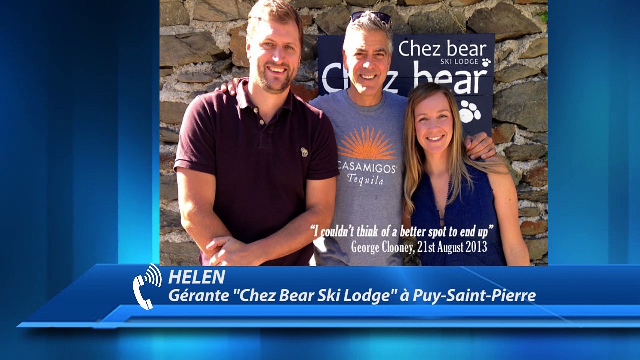 D!CI TV: Georges Clooney passe ses vacances en Ubaye et à Puy-Saint-Pierre