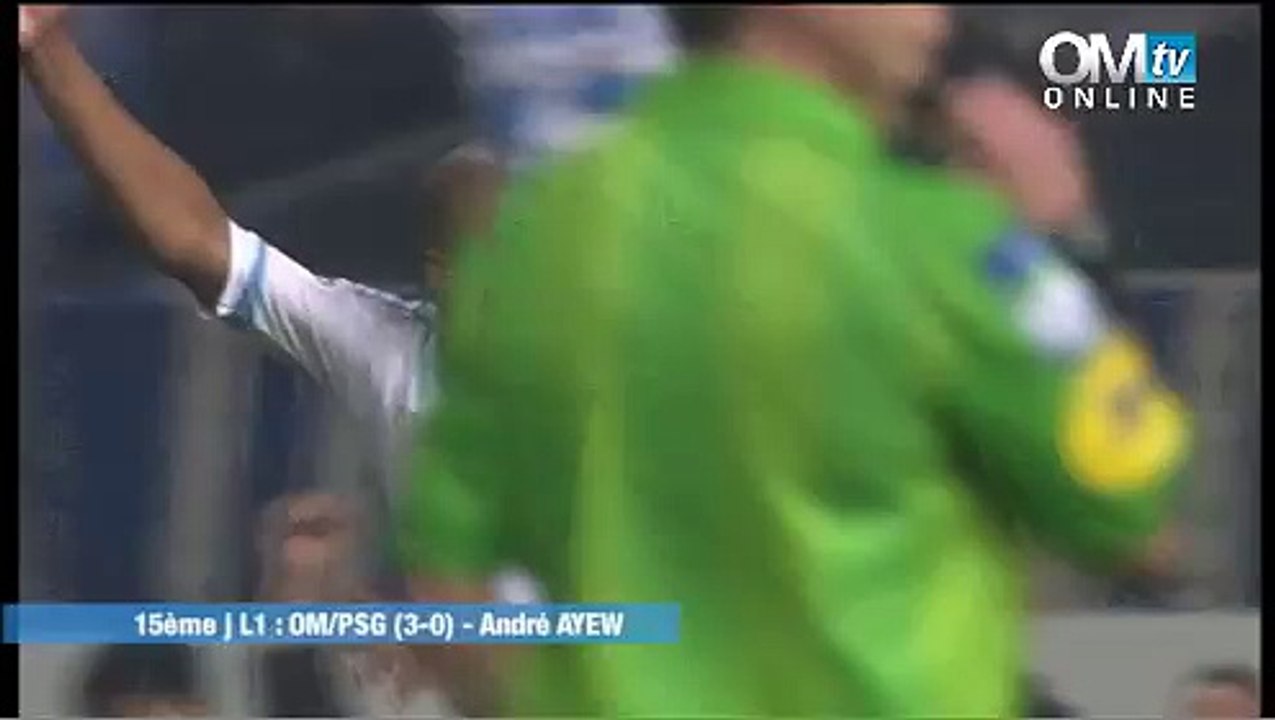 OM 3-0 PSG : le but d'André Ayew (84e)