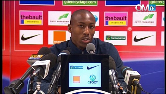 Conférence de presse après Caen 1-2 OM