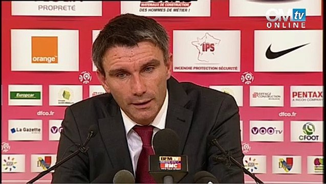 Conférence de presse après Dijon 2-3 OM