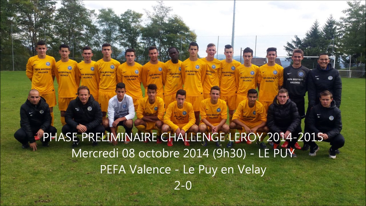 PEFA Valence - SSSF Le Puy (08 oct 2014)