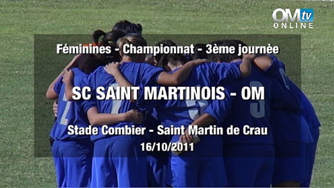 District féminine - SC Saint Martinois 0-3 OM : le résumé
