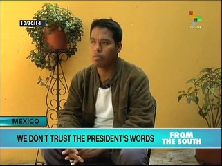 Families of missing students less assured after meeting with president